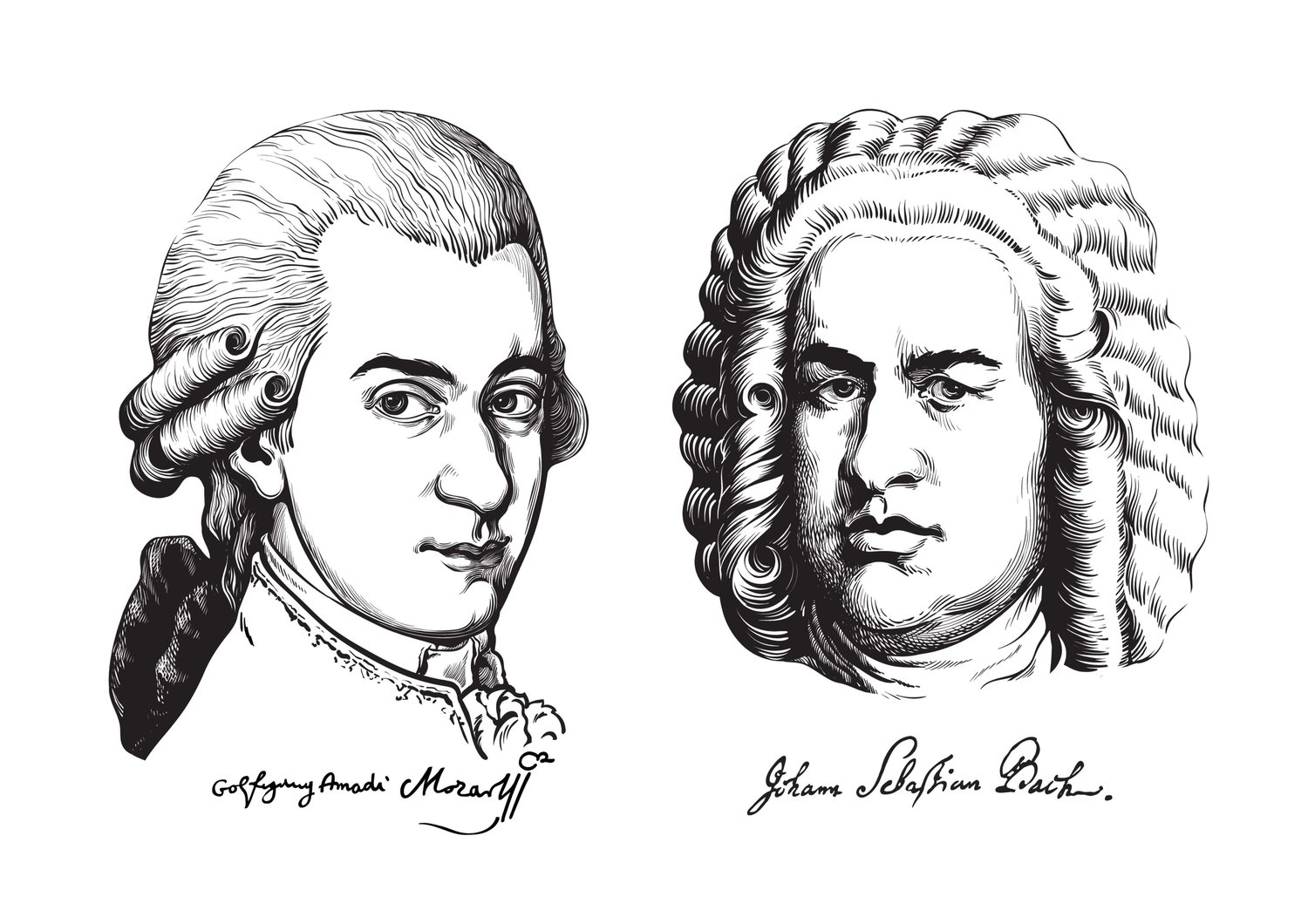 Моцарта - Иоганн Себастьян Бах
