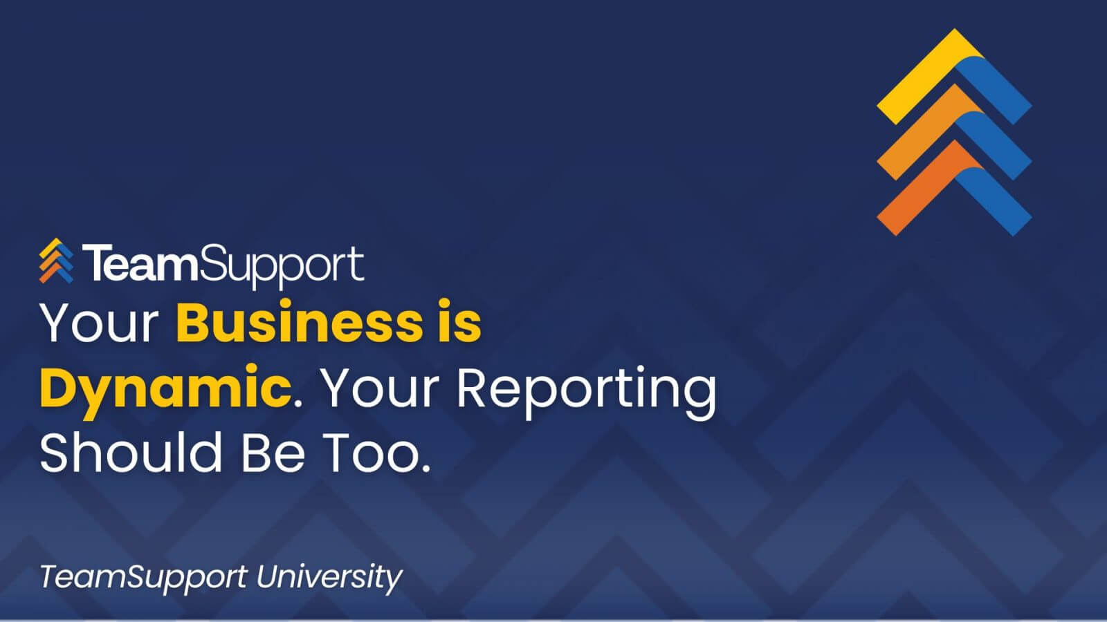 TeamSupport University: Dynamic Reporting