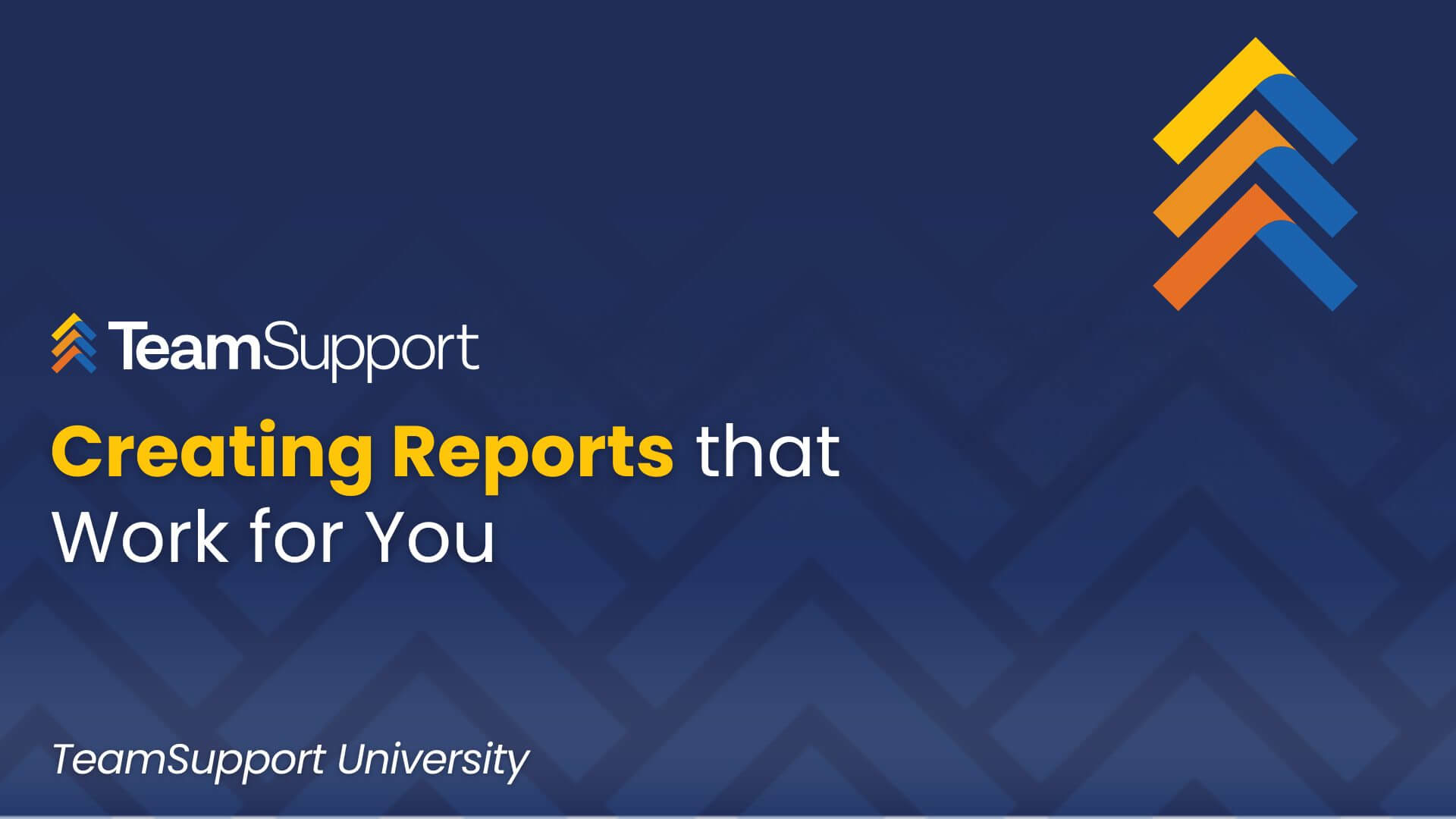 TeamSupport - TSU_Reports - University