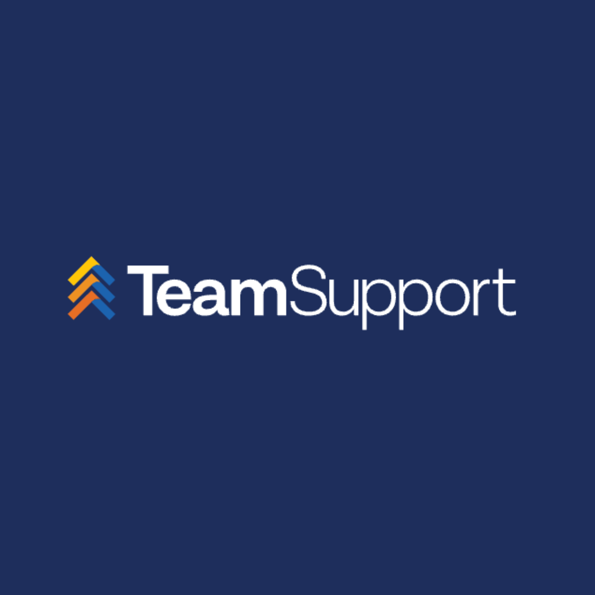 Teamsupport Logo Blue Background